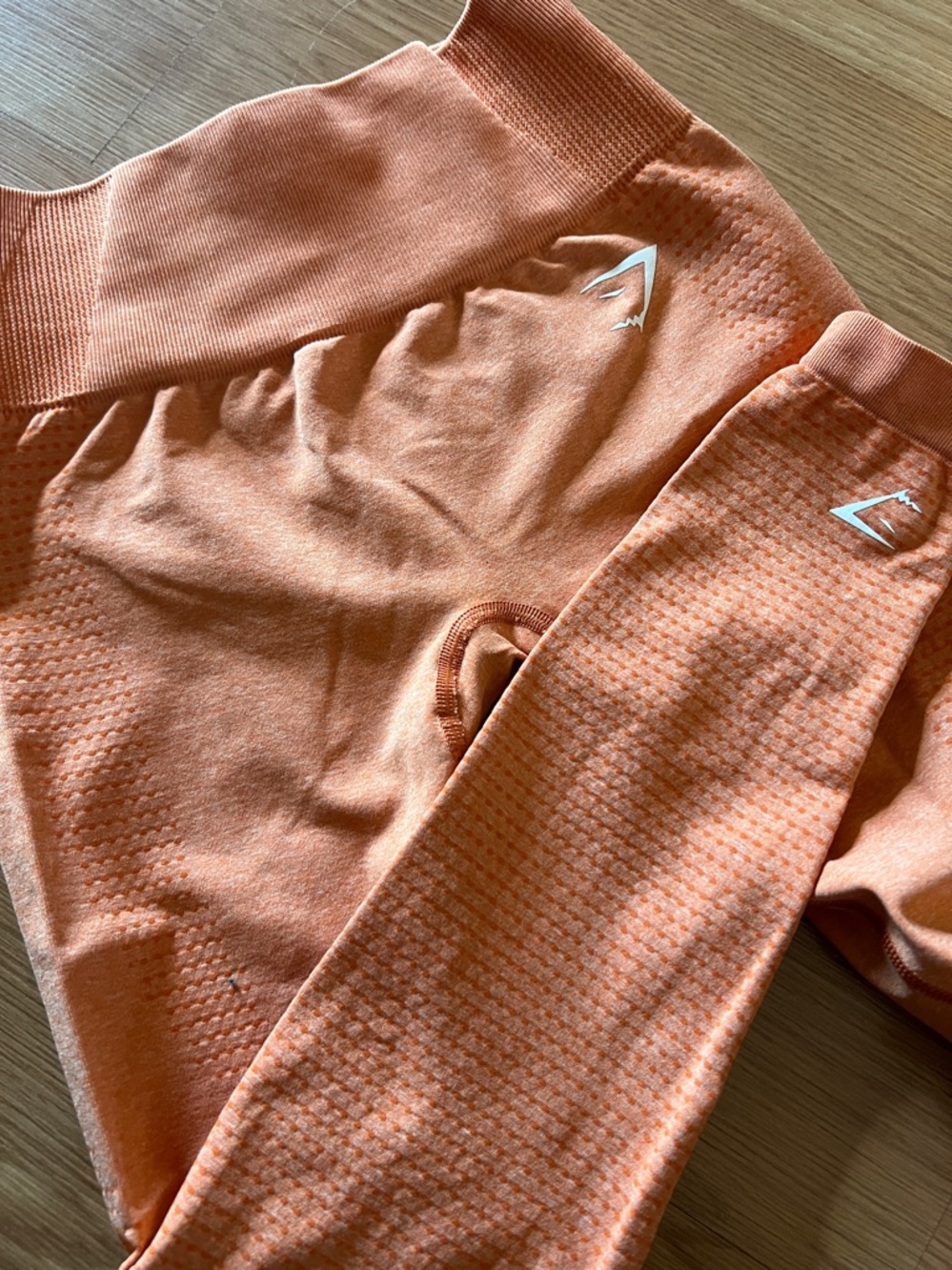 Gymshark VITAL Seamless 2.0 Orange Leggings - XS